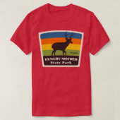 Hongerig Moeder State Park Virginia Roaming Herten T-shirt (Design voorkant)