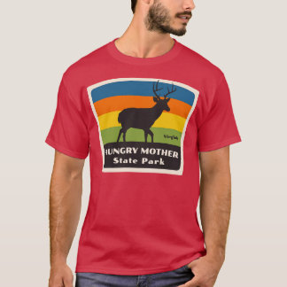 Hongerig Moeder State Park Virginia Roaming Herten T-shirt