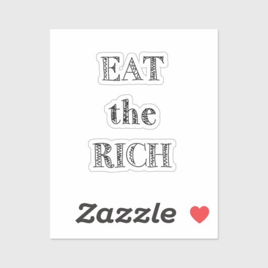 hongerig sticker (Vel)