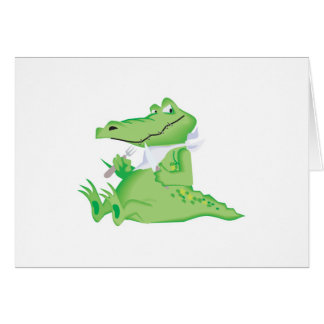 hongerige alligator