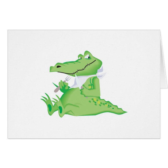 hongerige alligator (Voorkant Horizontaal)
