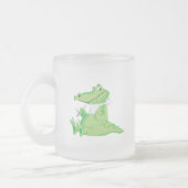 hongerige alligator matglas koffiemok (Links)