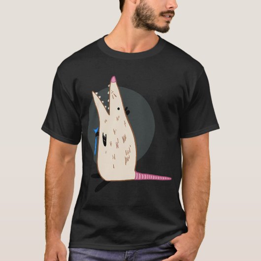 Hongerige buidelrat t-shirt (Voorkant)