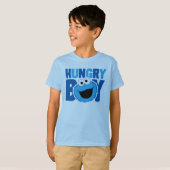 Hongerige Cookie Monster T-shirt (Voorkant volledig)