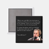 Hongerige George W. Struik Magneet (Voorkant / Achterkant)