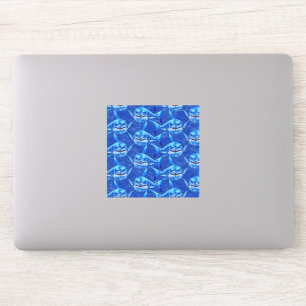 Hongerige Grote Witte Haaien  Sticker