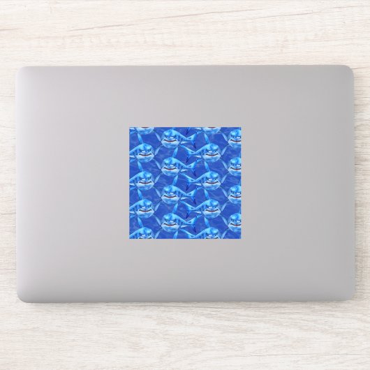 Hongerige Grote Witte Haaien  Sticker (Computer)