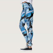 Hongerige haaien zwemmen leggings (Links)
