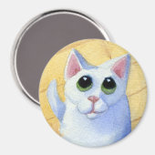 Hongerige kattenmagneet magneet (Voorkant / Achterkant)