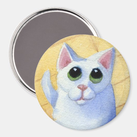 Hongerige kattenmagneet magneet (Voorkant / Achterkant)