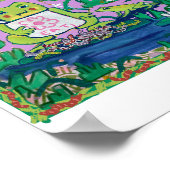 Hongerige kikkers poster (Hoek)