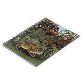 Hongerige Leeuw van Henri Rousseau, Antieke Wilde  Notitieboek (Linkerzijde)