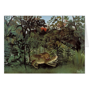 Hongerige Leeuw van Henri Rousseau, Oud Wild Dier