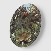 Hongerige Leeuw van Henri Rousseau, Oud Wild Dier Grote Klok (Hoek)