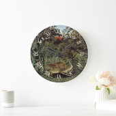 Hongerige Leeuw van Henri Rousseau, Oud Wild Dier Grote Klok (Huis)