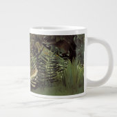 Hongerige Leeuw van Henri Rousseau, Oud Wild Dier Grote Koffiekop (Rechts)