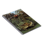 Hongerige Leeuw van Henri Rousseau, Oud Wild Dier Notitieboek (Rechterzijde)