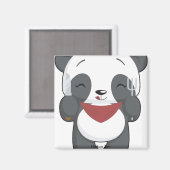 Hongerige panda magneet (Voorkant / Achterkant)
