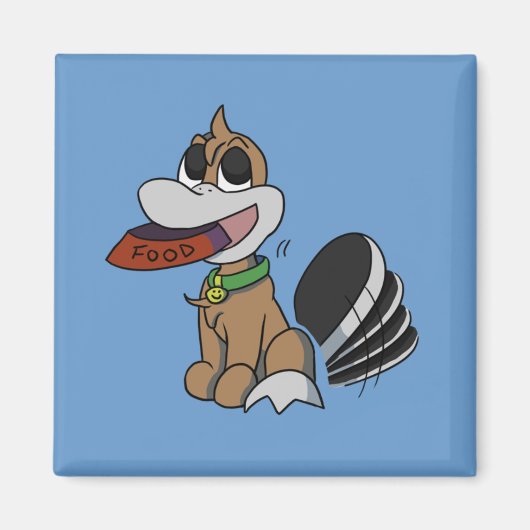 Hongerige Platypi Magnet (Voorkant)