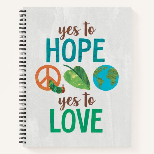 Hongerige Rups | Ja tegen hoop Notitieboek (Voorkant)