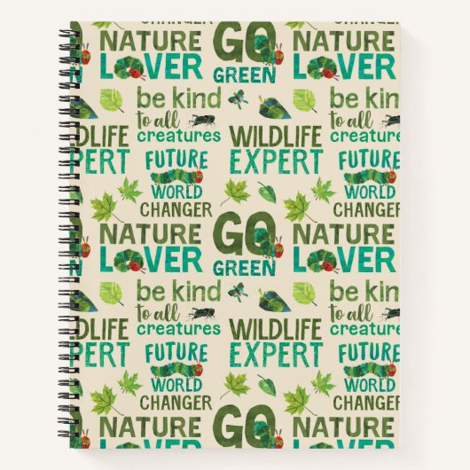 Hongerige Rups | Toekomstige Wereldverbeteraar Pat Notitieboek (Voorkant)