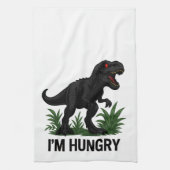 Hongerige T-Rex Theedoek (Verticaal)