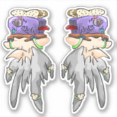 hongerige toast sticker (Voorkant)