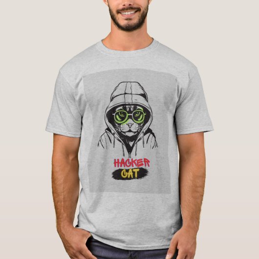 Hongerkat 🙀 T_Shirt Design 2024 T-shirt (Voorkant)