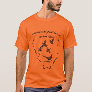 Hongers van Zuid-Illinois met fazant en kwartels  T-shirt
