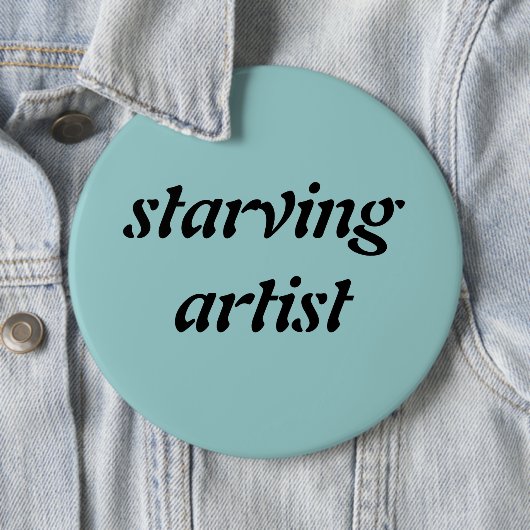 hongerspeld ronde button 6,0 cm (In situ)