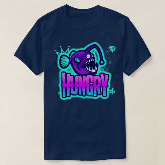 Hongervis T-shirt (Design voorkant)