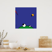 hongkikker - ooievaar poster (Keuken)