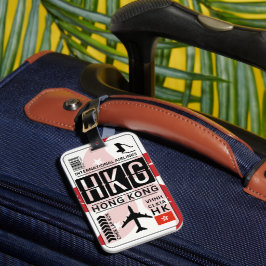Hongkong Bagage Label