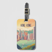 Hongkong Bagagelabel (Voorkant (verticaal))