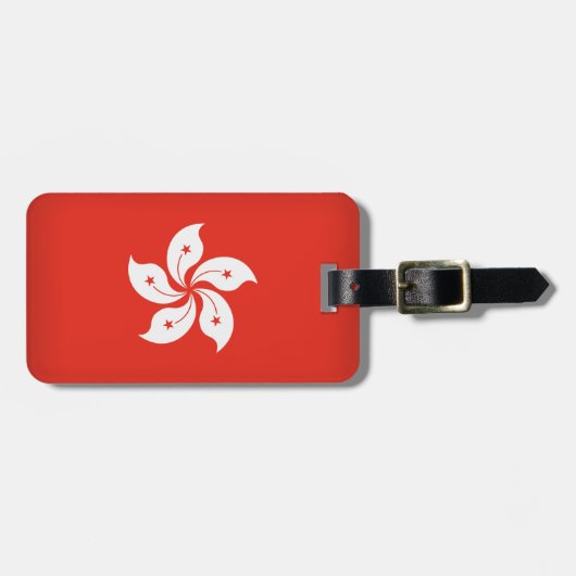 Hongkong Bagagelabel (Voorkant horizontaal)