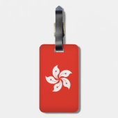 Hongkong Bagagelabel (Achterkant verticaal)