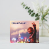 Hongkong! Briefkaart (Staand voorkant)