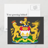 Hongkong, China Briefkaart (Voorkant / Achterkant)