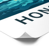 Hongkong China Reisprint Poster (Hoek)