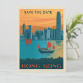 Hongkong | Datum opslaan Save The Date (Staand voorkant)