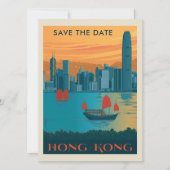 Hongkong | Datum opslaan Save The Date (Voorkant)