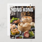 Hongkong Dim Sum Briefkaart (Voorkant / Achterkant)