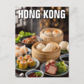 Hongkong Dim Sum Briefkaart (Voorkant)