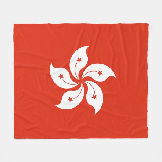 Hongkong Fleece Deken (Voorkant (Horizontaal))