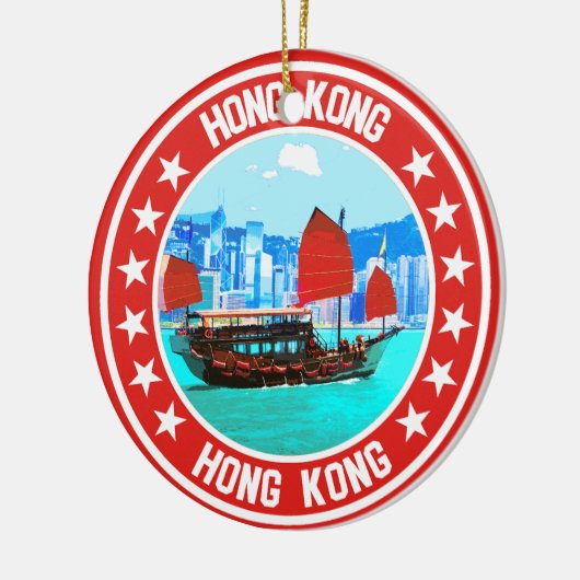 Hongkong Keramisch Ornament (Links)