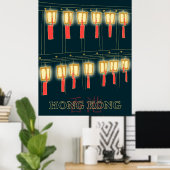 Hongkong Lantern B Poster (Thuiskantoor)