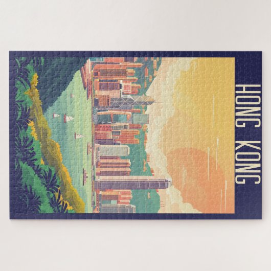 Hongkong Legpuzzel (Horizontaal)