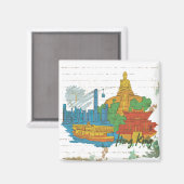 Hongkong Magneet (Voorkant / Achterkant)