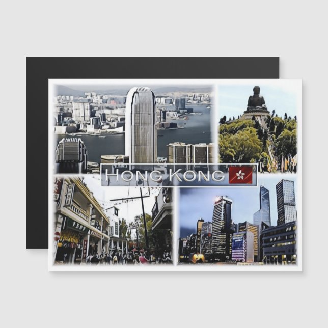 Hongkong - Mozaïek - (Voorkant / Achterkant)