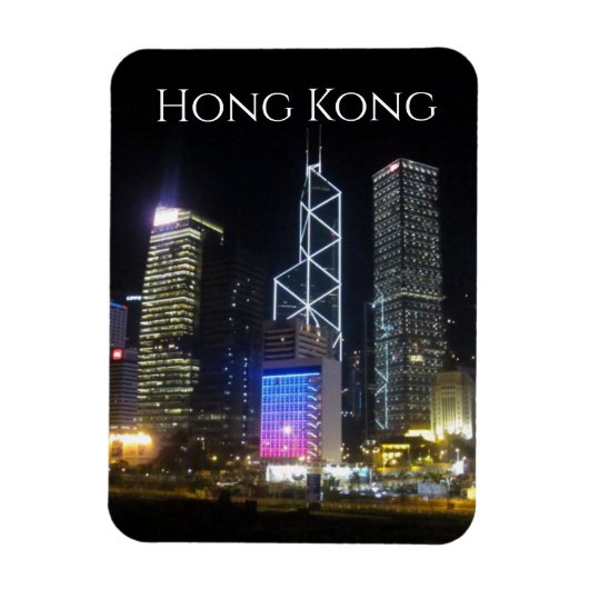 hongkong nacht magneet (Verticaal)